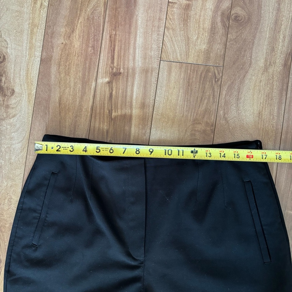 Classic High-Waist Black Tapered Pants - Black - Picture 3 of 5